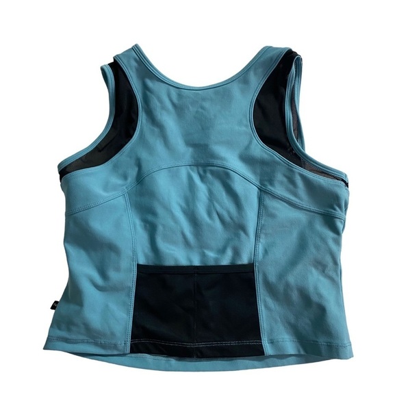 Nike Athletic Tank With Built-in Running Bra Sz Small Teal - Picture 2 of 11